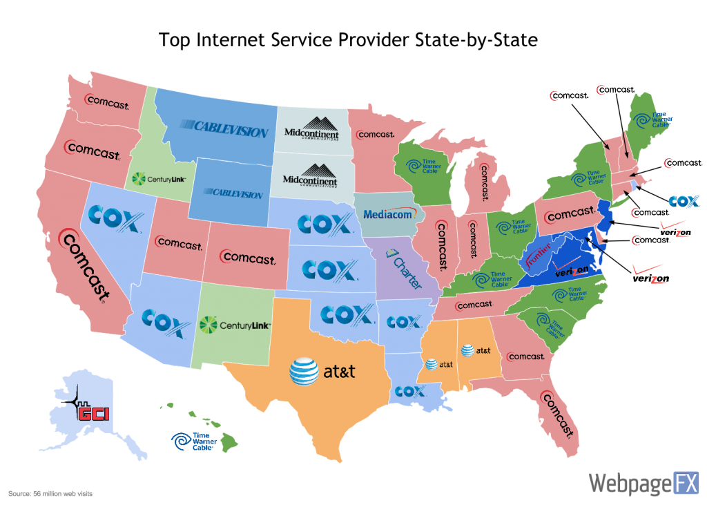 Xfinity Coverage Map Washington Internet Speed Map Rankings Shows Washington D.c. Keeps Pace, Yet Comcast  Owns All - Tech Void